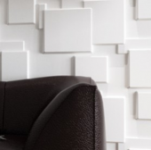 ผนัง 3D ลายใหม่ Choc ด้วยขนาด 500mm x 500mm