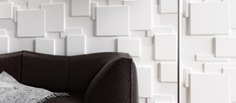 ผนัง 3D ลายใหม่ Choc ด้วยขนาด 500mm x 500mm